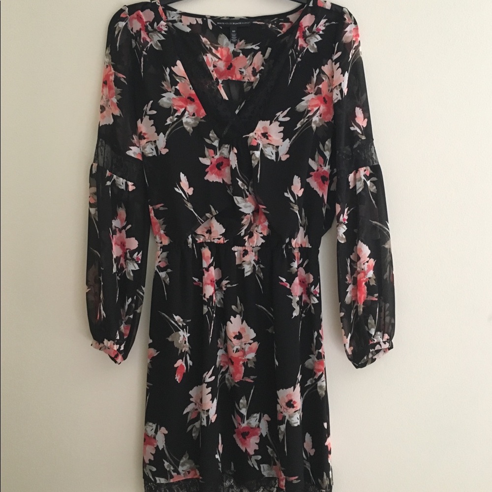 Beautiful black floral dress